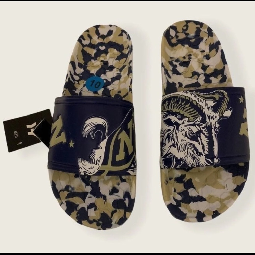 NWT Hype Brand Naval Academy Slides Men’s Size 10